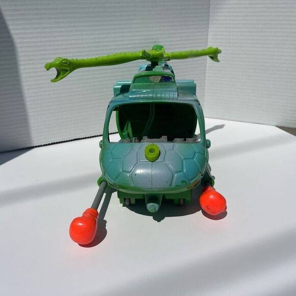 Vintage Teenage Mutant Ninja Turtles TMNT  Helicopter INCOMPLETE - Picture 3 of 8